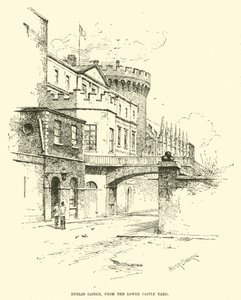 Castello di Dublino, dal Lower Castle Yard da English School