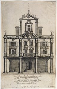 Teatro dei Duchi, Dorset Gardens, inciso da W. Sherwin (c.1645-1711) 1673 da English School