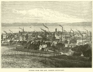 Dundee dal Law, vista verso Sud-est da English School