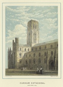 Cattedrale di Durham, vista nord-ovest da English School