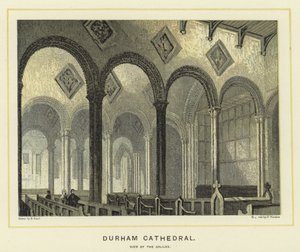 Cattedrale di Durham, vista della Galilea