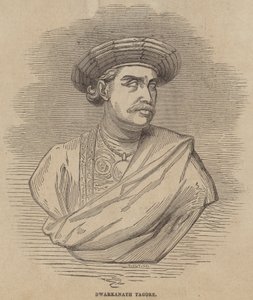Dwarkanath Tagore (incisione) da English School