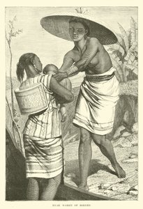 Donne Dyak del Borneo