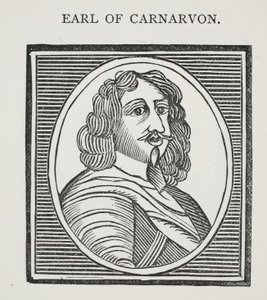Conte di Carnarvon, illustrazione da Chap-books del XVIII secolo di John Ashton, pub. 1882
