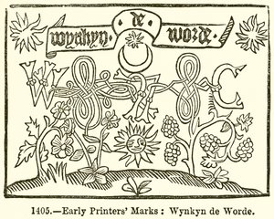 Marchi dei primi stampatori: Wynkyn de Worde