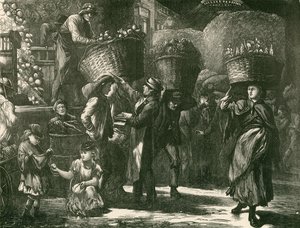 Mattina presto al Covent Garden Market, Londra da English School