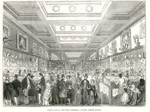 Lunedì di Pasqua - la Grande Galleria Zoologica, British Museum da English School