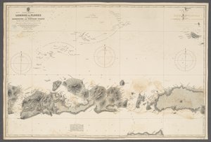 Arcipelago Orientale, Lombok a Flores, comprese le isole Paternoster e Postillon; dai sondaggi del governo di Batavia. [Carta dell