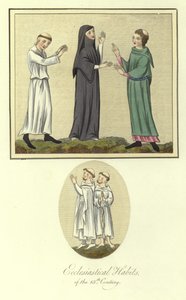 Abiti ecclesiastici del XIII secolo da English School