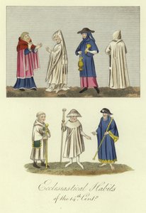 Abiti ecclesiastici del XIV secolo da English School