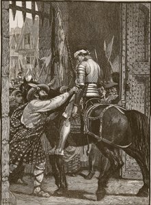 Edimburgo dopo Flodden, illustrazione da Cassells Illustrated History of England da English School