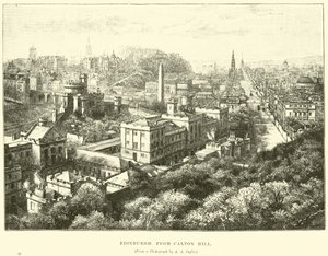 Edimburgo, da Calton Hill da English School