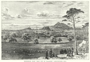 Edimburgo, da "Rest and Be Thankful" Corstorphine Hill (incisione)