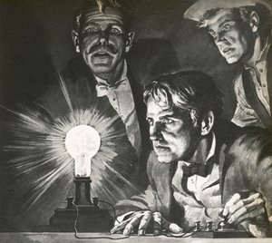 Esperimenti di Edison con le lampadine da English School
