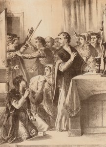 Edmund Genings, "Ha sfondato la porta della camera dove stava celebrando" da English School