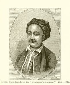 Edward Cave, fondatore del Gentlemans Magazine