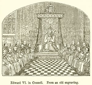 Edoardo VI in consiglio da English School