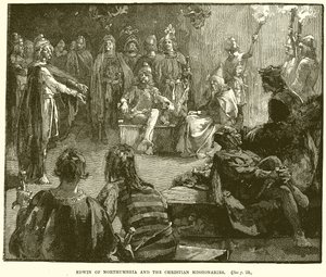 Edwin di Northumbria e i missionari cristiani