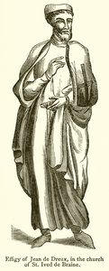 Effigie di Jean de Dreux, nella Chiesa di St. Ived de Braine da English School