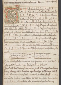Egerton MS 2849, Membrane III, c.1225-30 (vellum)