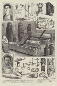 Antichità egiziane, greche e romane scoperte da Mr Flinders Petrie da English School