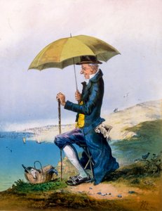 Otto ore al mare per tre scellini, stampa realizzata da A. Concannen, 1873 da English School