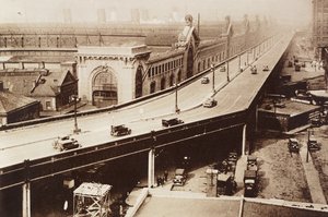 Autostrada sopraelevata, Jersey City, New York, Stati Uniti d