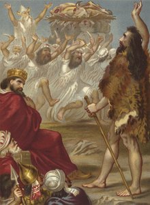 Elia e i sacerdoti di Baal sul Monte Carmelo da English School