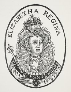 Elizabeth Regina, illustrazione da Chap-books del XVIII secolo di John Ashton, pub. 1882