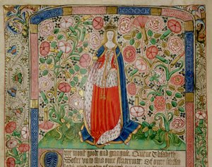 Elisabetta Woodville (c.1437-92) Regina Consorte di Re Edoardo IV d