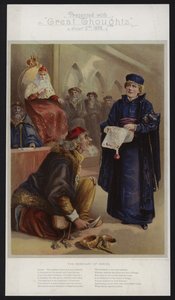 Ellen Terry come Portia in Il Mercante di Venezia da English School