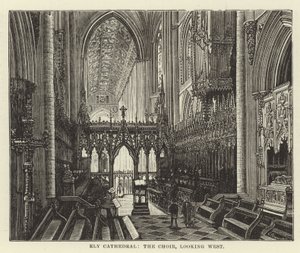 Cattedrale di Ely, il coro, vista verso ovest