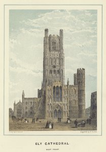 Cattedrale di Ely, facciata ovest da English School