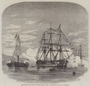 Imbarco del Principe di Galles sulla HMS "Hero" a Plymouth per il Canada da English School