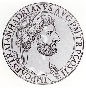 Imperatore Adriano (76-138) da English School
