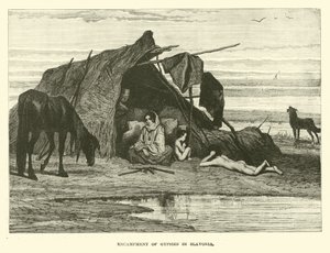 Accampamento di zingari in Slavonia