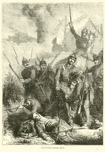 Scontro prima di Metz, agosto 1870 da English School