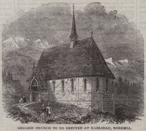 Chiesa Inglese da erigere a Karlsbad, Boemia da English School