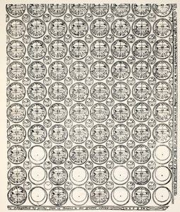 Almanacco inciso, 1591 (copia di Bagford) da English School