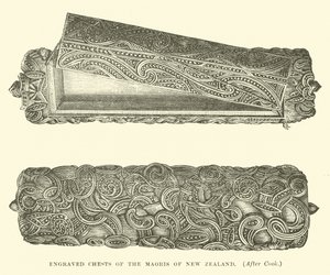 Casse incise dei Maori della Nuova Zelanda, dopo Cook
