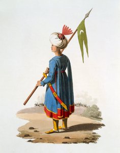 Portabandiera degli Spahis, 1818 da English School