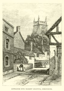 Ingresso a Market Drayton, Shropshire da English School