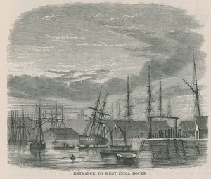 Ingresso ai West India Docks da English School