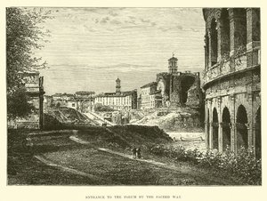 Ingresso al Foro dalla Via Sacra