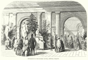 Ingresso alla corte romana, Crystal Palace (incisione)
