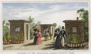 Ingresso ai giardini zoologici, Regents Park da English School