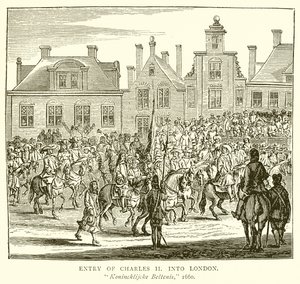 Ingresso di Carlo II a Londra da English School