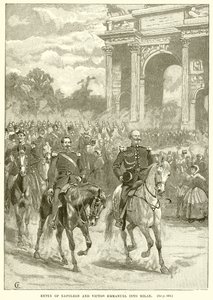 Ingresso di Napoleone e Vittorio Emanuele a Milano da English School