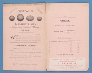 Catalogo delle Attrezzature prodotto da E. Blakey & Sons, 1895 da English School