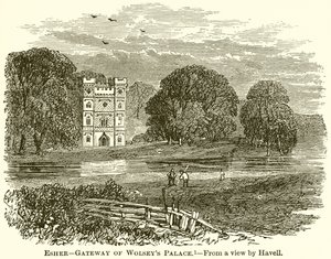 Esher--Portale del Palazzo di Wolsey
